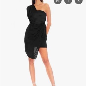 do + be one shoulder mini dress nwt
